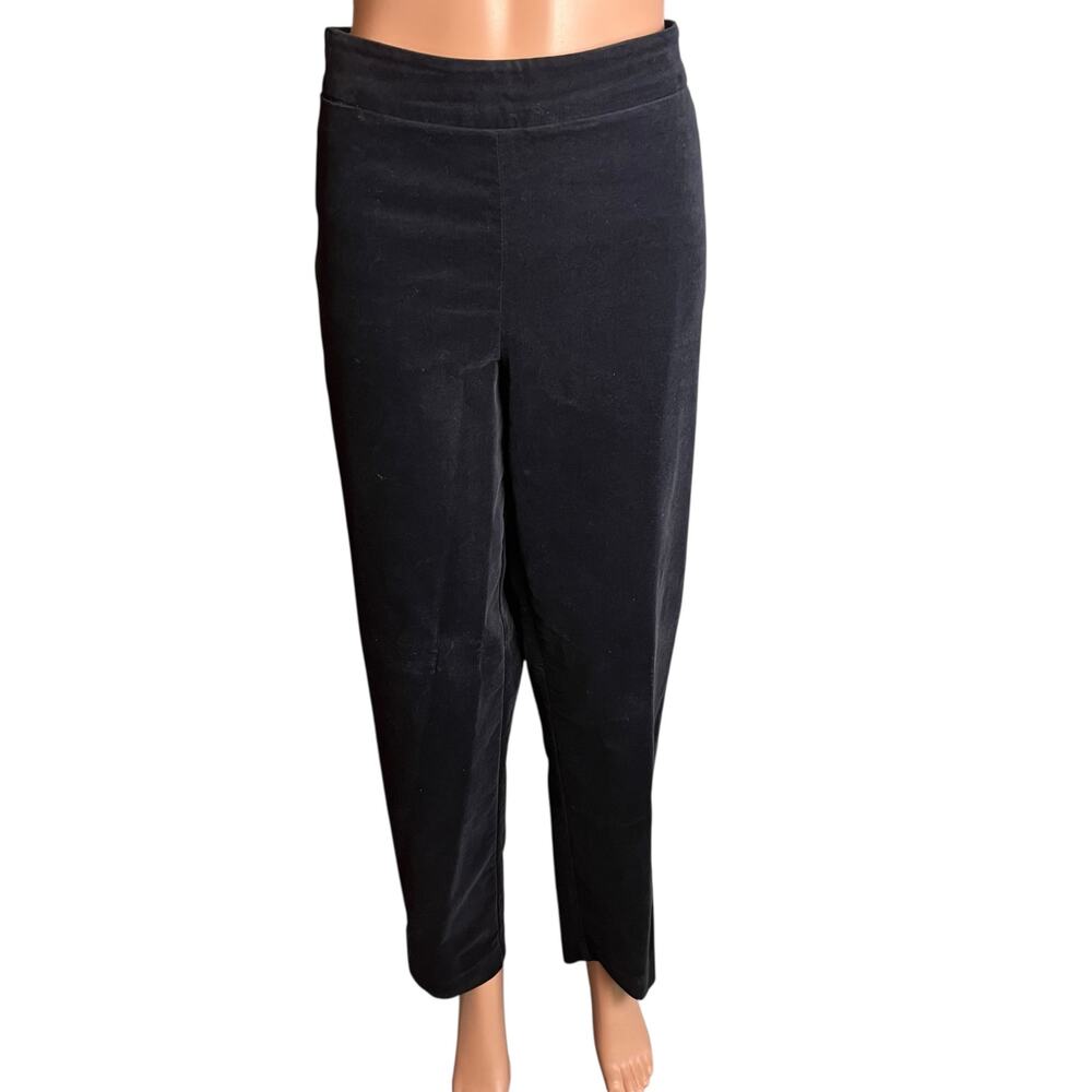 Talbots Blue Velvet Dress Pants 12 New With Tags! Side Zip Preppy Holidays Luxe